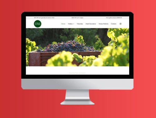 portfólio site da cépage vinhos